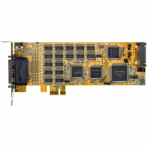 StarTech.com Multiport Serial Adapter - Yellow - TAA Compliant - PCI Express x1 - 16 x DB-9 RS-232 - Serial - 921.60 kbit/