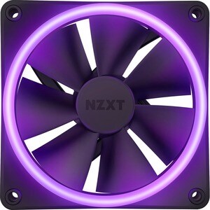 NZXT RF-D12TF-B1 Cooling Fan Kit - Plastic, Rubber, Polycarbonate - Black