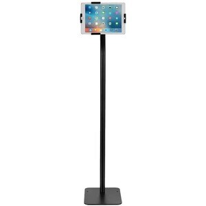 Neomounts Floor Mount for Tablet - Black - Height Adjustable - 1 Display(s) Supported - 20.1 cm to 27.9 cm (11") Screen Su