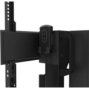 Neomounts Display Cart - 110 kg Capacity - 4 Casters - Steel - 1019 mm Width x 831 mm Depth x 2127 mm Height - Black
