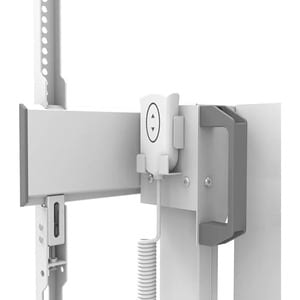 Neomounts Display Cart - 110 kg Capacity - 4 Casters - Steel - 1019 mm Width x 831 mm Depth x 2127 mm Height - White