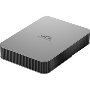 LaCie Mobile Drive Secure STLR4000400 4 TB Portable Hard Drive - 3.5" External - Space Gray - USB 3.2 (Gen 1) Type C - 720