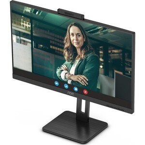 AOC Q27P3CW 27 Zoll Class Webcam UW-UXGA LCD-Monitor - 16:9 Format - Schwarz - 68,6 cm (27 Zoll) Viewable - IPS-Technologi