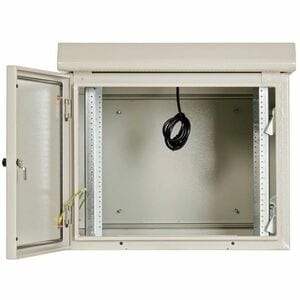 Eaton Tripp Lite Series SmartRack Industrial Enclosure - NEMA 3R, Wall Mount, Metal, Locking, Hinged Back, Fan With Therma