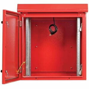 Eaton Tripp Lite Series SmartRack Industrial Enclosure - NEMA 3R, Wall Mount, Metal, Locking, Hinged Back, Fan With Therma
