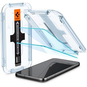 Spigen EZ FIT GLAS.tR 9H Tempered Glass Screen Protector - For LCD Smartphone - Oil Resistant, Fingerprint Resistant