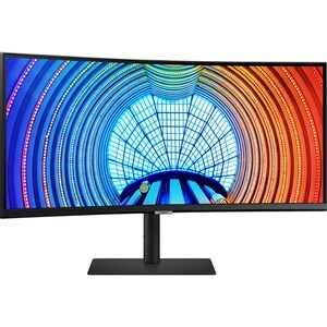 Samsung ViewFinity S6 S34A650UBU 86,4 cm (34 Zoll) UW-QHD Gekrümmter Bildschirm LCD-Monitor - 21:9 Format - Schwarz - 863,
