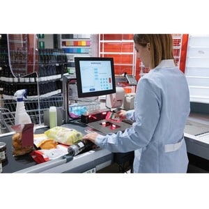 Datalogic Magellan Rugged Industrial, Smartphone In-counter Barcode Scanner - Cable Connectivity - Omni-directional - USB