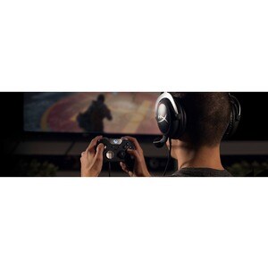 HyperX Wired Over-the-head Gaming Headset - Black - Circumaural - 41 Ohm - 15 Hz to 25 kHz - 130 cm Cable - Electret, Cond