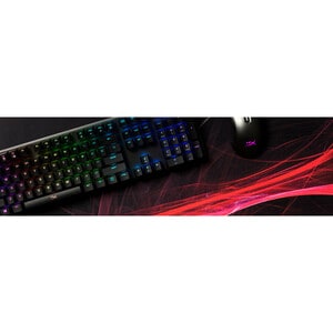 HyperX Alloy FPS RGB Keyboard - Cable Connectivity - USB 2.0 Interface - English (US) - Black - Mechanical Keyswitch - Des