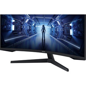 Samsung Odyssey G5 C34G55TWWP 34" Class UW-QHD Curved Screen Gaming LCD Monitor - 21:9 - 86.4 cm (34") Viewable - Vertical