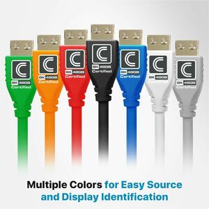 Comprehensive MicroFlex™ Pro AV/IT Integrator Series™ Active Ultra High Speed 8K 48G HDMI Cable with ProGrip™ Jet Black 15