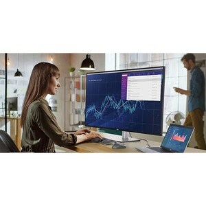 Dell UltraSharp U4323QE 43" Class 4K UHD LCD Monitor - 16:9 - Silver - 108 cm (42.5") Viewable - In-plane Switching (IPS) 