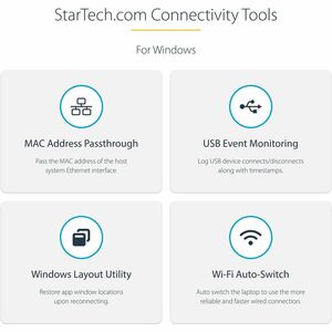 StarTech.com USB 3.2 (Gen 2) Type C Docking Station for Monitor, Tablet, Notebook - Space Gray - Portable - 1 Displays Sup