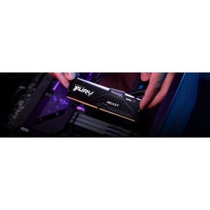 Kingston FURY Beast 16GB (2 x 8GB) DDR5 SDRAM Memory Kit - For Computer, Motherboard - 16 GB (2 x 8GB) - DDR5-5600/PC5-448