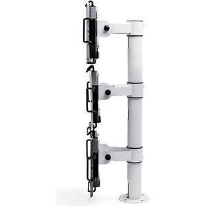 Star Micronics Pole Mount for Tablet - White - 3 Display(s) Supported - 22" (55.88 cm) Screen Support - 5 kg Load Capacity