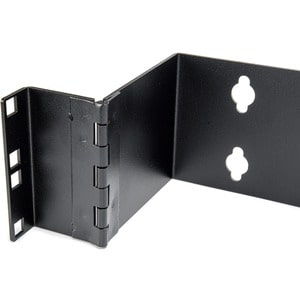 2U 19in Wall Mount Bracket - for Patch Panels - Hinged Wall Mounting Bracket - Maximum load capacity of 22 lbs (10 kgs) - 