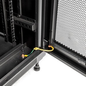 SolidRack R3110 Premium 22U Rack Enclosure Cabinet - 4-Post Adjustable Depth (6" to 34.25") - Includes Doors & Side Panels