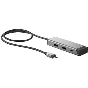 Alogic A/V Adapter - 1 x USB Type C - Male - 1 x HDMI 2.0 Digital Audio/Video - Female, 1 x USB Type C Power - Female - 40