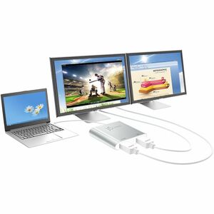 j5create JUA365 A/V-Adapter - 1 - TAA-konform - 3840 x 2160 Supported - Silber