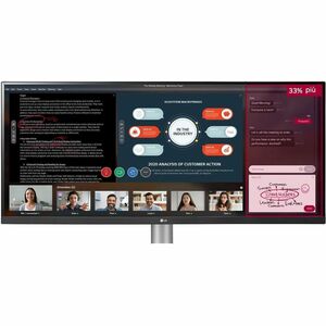Monitor LCD LG Ultrawide 34BN670P-B 863,6 mm (34") Class WFHD - 21:9 - Nero tessuto - 86,4 cm (34") Viewable - Tecnologia 