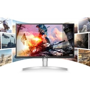 LG UltraGear 27UL500P-W 27" Class 4K UHD Gaming LCD Monitor - 16:9 - White - 68.6 cm (27") Viewable - In-plane Switching (