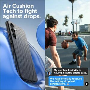 Spigen Liquid Air Case for Samsung Galaxy A54 Smartphone - Black - OEM