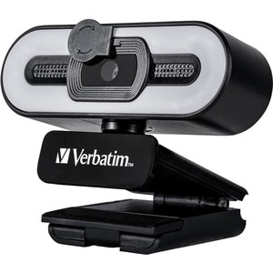 Verbatim AWC-02 - Webcam - 5 Megapixel - 30 fps - Schwarz - USB Typ-A - 2560 x 1440 Pixel Videoauflösung - Autofokus - 72°