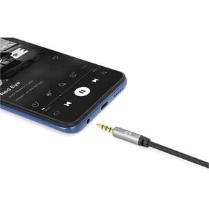 Cable Audio Estereo 5.0mm M-M 5.0M Negro/A - Cable for Dispositivo de audio, Auricular, Altavoz, Smartphone, Portátil, Tab
