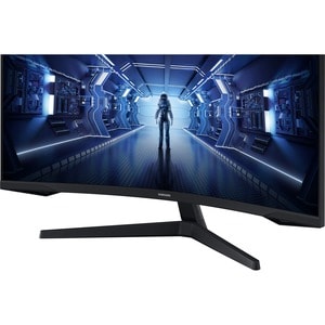Monitor LCD da gaming Samsung Odyssey G5 C34G55TWWP 863,6 mm (34") Class UW-QHD Schermo curvo - 21:9 - 86,4 cm (34") Viewa