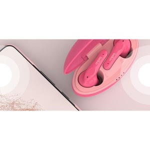 Belkin SOUNDFORM Nano True Wireless Earbud Stereo Earset - Pink - Binaural - In-ear - 1000 cm - Bluetooth