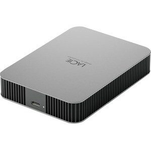 LaCie Mobile Drive Secure Tragbar Festplatte - 2,5" Extern - 2 TB - Grau - USB 3.2 (Gen 1) Typ C - 7200U/Min