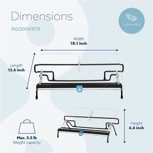R-Go Flex Read document holder - transparent acrylic