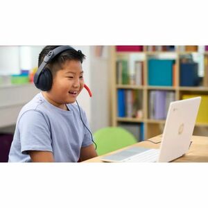 Logitech Zone Learn Kabel Über das Ohr Stereo Headset - Blau - Binaural - Ohrumschließend - 131,1 cm Kabel - Geräuschunter