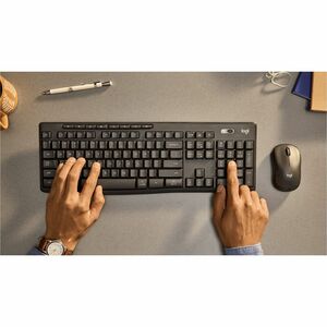 Logitech MK370 Keyboard & Mouse - QWERTY - English (UK) - USB Type A Plunger/Membrane Wireless Bluetooth/RF Keyboard - 112