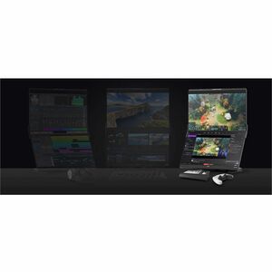 Mobile Pixels Geminos T 24" Dual-Stacked 1080p Monitors with Multi-Touch and Webcam - 23.8" Viewable - Multi-touch Screen 