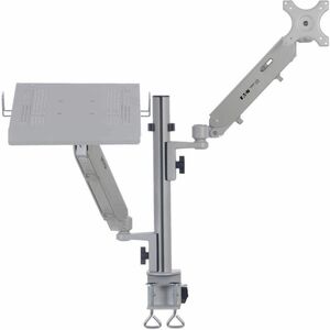 Tripp Lite series DDR1732NBMTAA Clamp Mount for Notebook, Monitor, Flat Panel Display, HDTV - Silver  - 1 Display(s) Suppo