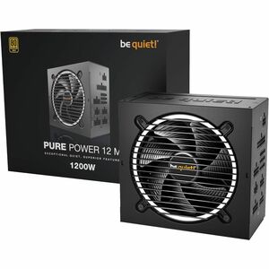 be quiet! Pure Power 12 M Pure Power 12 M 1200W ATX 3.0, EPS 2.92 Modular Stromversorgung - 1,20 kW - Intern - 3.3 V Gleic