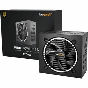 be quiet! Pure Power 12 M ATX 3.0, EPS 2.92 Modular Stromversorgung - 1,20 kW - Intern - 3.3 V Gleichstrom, 5 V Gleichstro