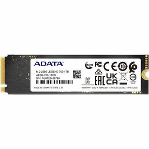 Adata LEGEND 700 ALEG-700-1TCS 1 TB Solid State Drive - M.2 2280 Internal - PCI Express NVMe (PCI Express NVMe 3.0 x4) - 3