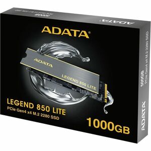 Adata LEGEND 850 LITE ALEG-850L-1000GCS 1000 GB Solid State Drive - M.2 2280 Internal - PCI Express (PCI Express 4.0 x4) -