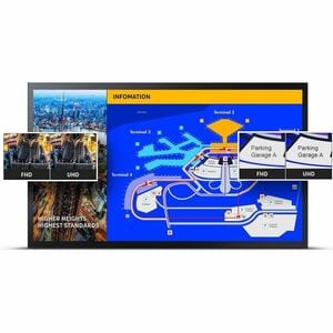 Samsung QM43B-T 109.2 cm (43") LCD Digital Signage Display - 24 Hours/7 Days Operation - Vertical Alignment (VA) - Touchsc