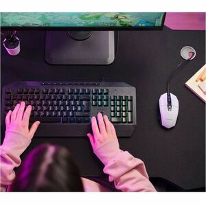 Trust Felox GXT 109 Gaming-Maus - USB 2.0 - Optisch - 6 Taste(n) - 6 Programmable Button(s) - Weiß - Kabel - 6400 dpi Aufl