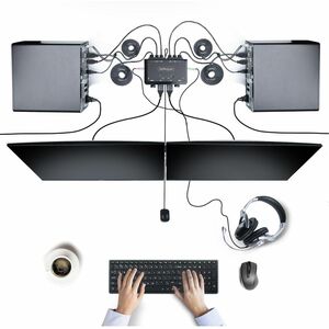 StarTech.com C2-DH46-UA2-CBL-KVM. Tastatur Porttyp: USB, Maus Porttyp: USB, Video Porttyp: HDMI. HD type: 4K Ultra HD, Max