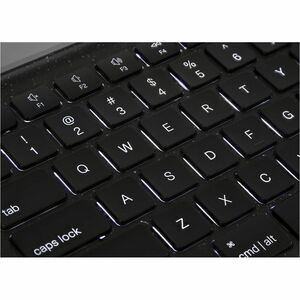 Targus EcoSmart AKB868FR Keyboard - Wireless Connectivity - French - AZERTY Layout - Black - Scissors Keyswitch - Bluetoot
