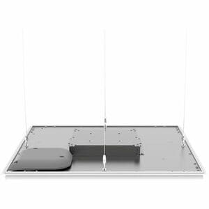 Shure MXA902 Microphone - White - Directional - Ceiling Mount, Wall Mount