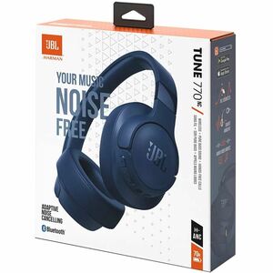 JBL Tune 770NC Wireless On-ear, Over-the-ear Stereo Headset - Blue - Binaural - Ear-cup - Bluetooth - 32 Ohm - 20 Hz to 20
