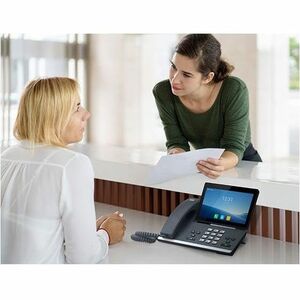 2N D7A IP Phone - Corded - Corded/Cordless - Wi-Fi, Bluetooth - Wall Mountable - VoIP - IEEE 802.11a/b/g/n - 2 x Network (