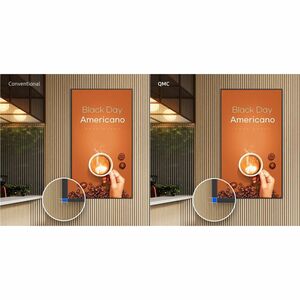 Samsung Crystal UHD Signage QMC - 55" LCD - Vertical Alignment (VA) - 24 Hours/7 Days Operation - 3840 x 2160 - 16:9 - 8 m