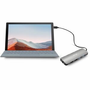 USB-C METAL NANO 2X HDMI DOCKING STATION + PD 100W